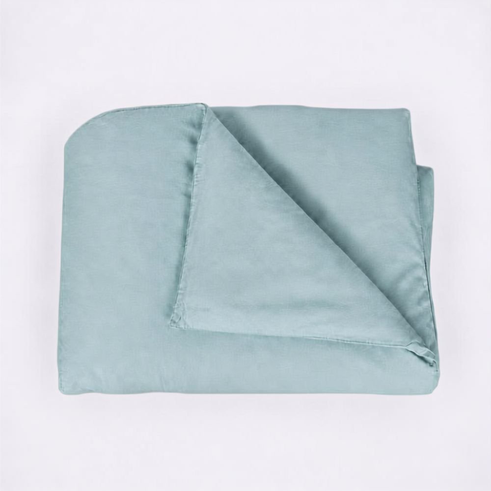 Capa de edredom (duvet) verde sálvia