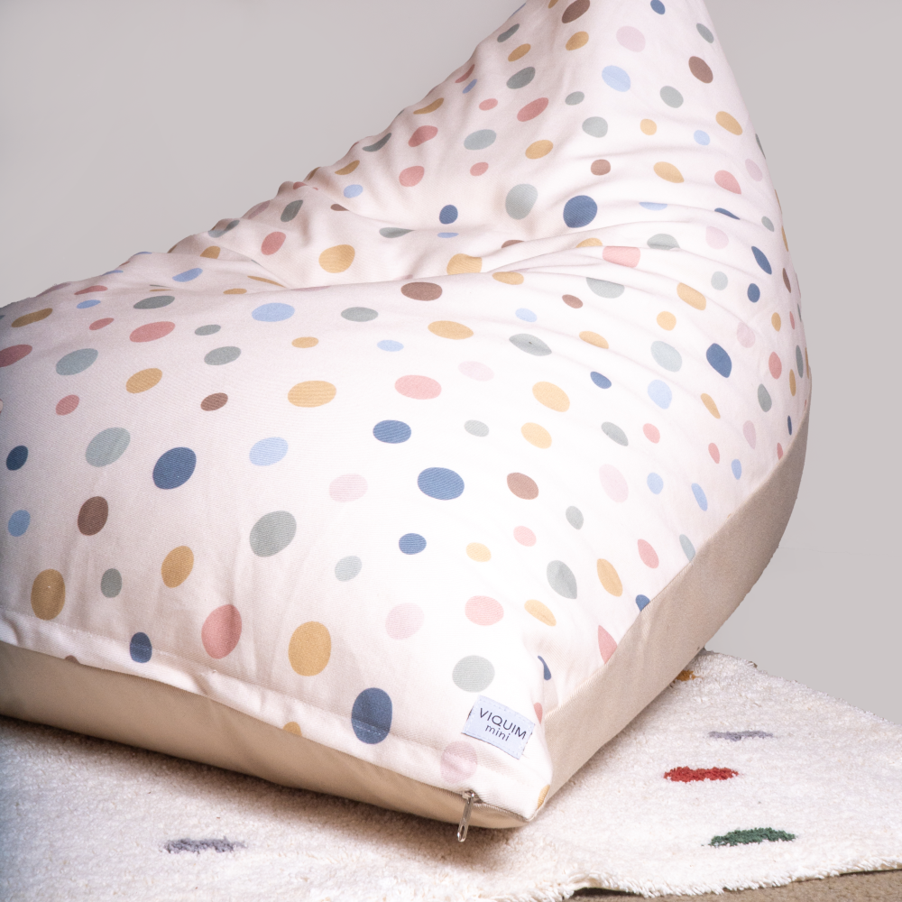 Puff Chair Bolinhas coloridas - Imagem 3