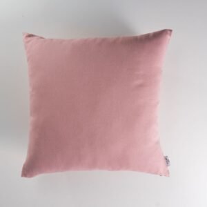Almofada em linho rosa blush