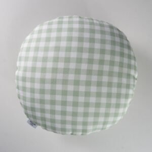 Almofada Redonda vichy verde