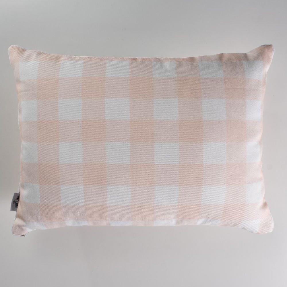 Almofada Vichy rosa