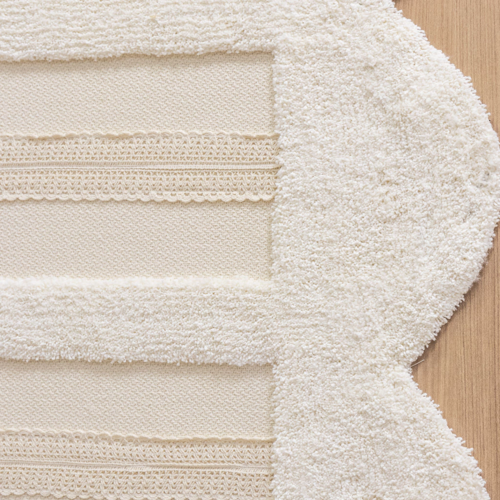 Tapete de algodão Entrelinhas relevo - Imagem 2