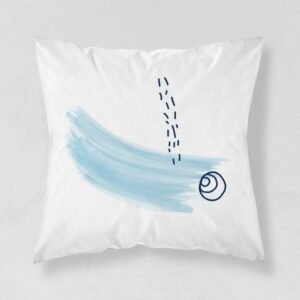 Almofada Aquarela azul